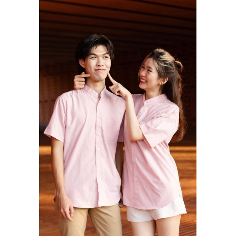 PHASHII SHIRT เสื้อเชิ้ตผู้ชายแขนสั้น คอจีน ผ้า COTTON OXFORD ใส่สบาย เนื้อผ้านุ่ม ขายดีมาก!