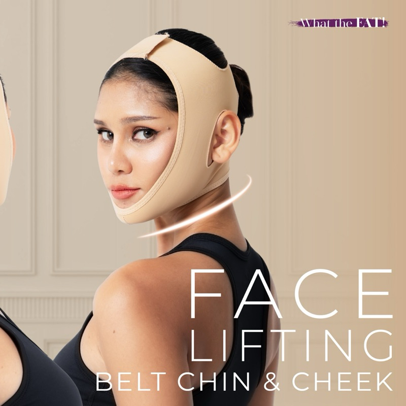 What The FAT  : Face Lifting Belt  Chin & cheek❤️‍🔥 !!! แผ่นรัดหน้าเรียว เก้บเหนียง  วี ชัวร์ ไม่ต้องพึ่งมีดหมอ 😊