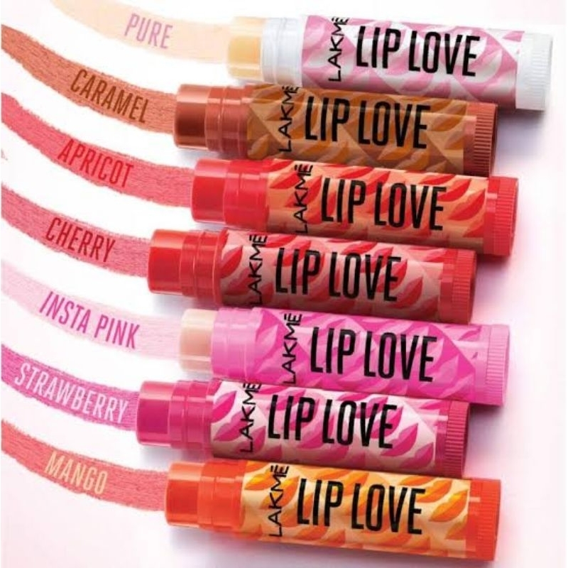 Lakme Lip Love SPF 15 ลิปบาล์มสำหรับริมฝีปากนุ่ม เรียบเนียน และชุ่มชื้น 4.5gm (หมดอายุ 10/2025)