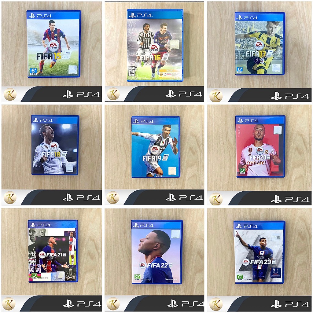 รวมแผ่นเกมส์ : (FIFA - FC - PES) ปี2015-2024 (PS4-PS5)  (มือ2) สินค้าพร้อมจัดส่ง