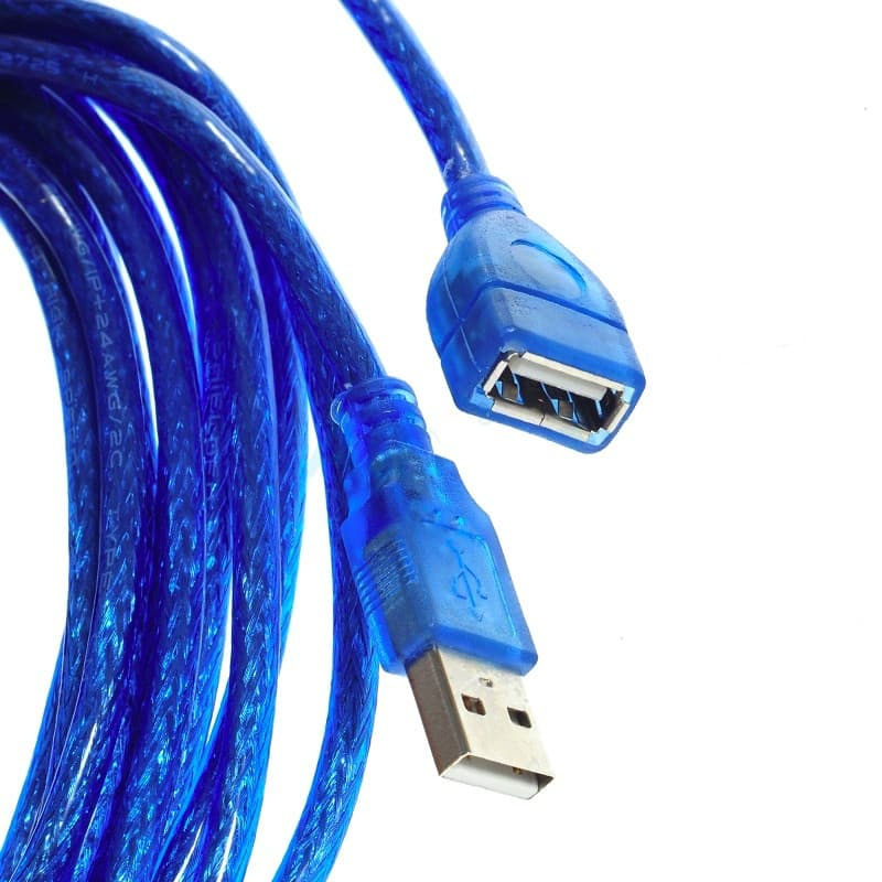 สายต่อความยาว USB 2.0 AM/AF มีความยาว 1.8เมตร 3เมตร 5เมตร 10เมตร (Blue) - รูปที่ 2