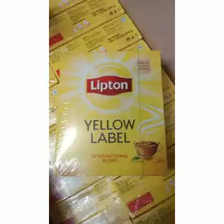 Lipton ชาลิปตันแบบซองจุ่มเปลือย กล่อง 100 ซอง × 2 กรัม (มีขายยกลังในร้าน)ล็อตใหม่