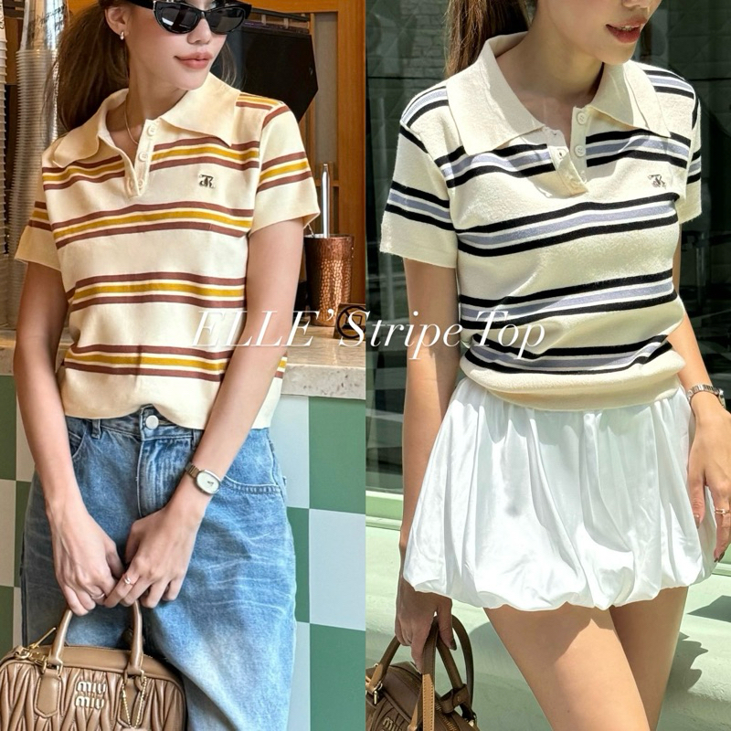 JARIN | ELLE’ Stripe Top