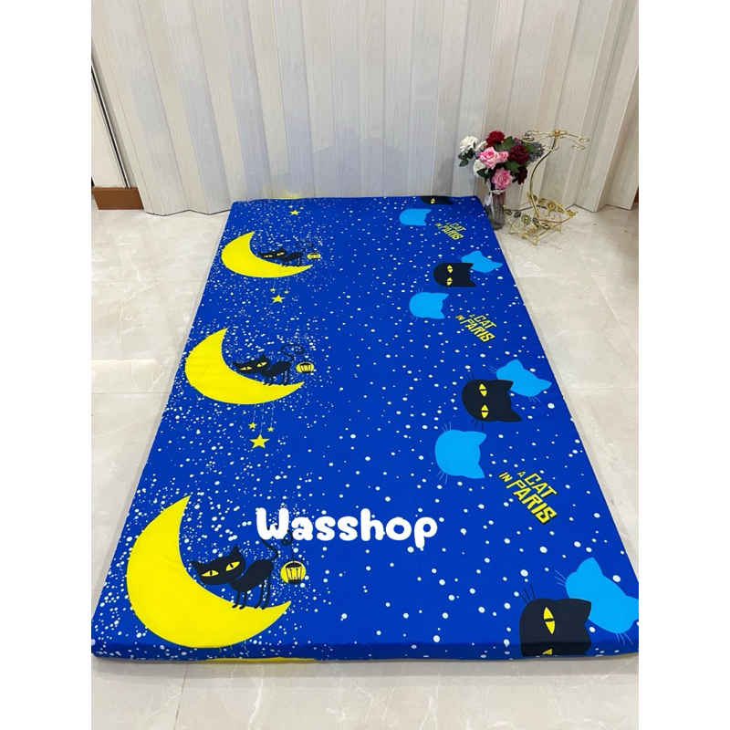 ที่นอนปิกนิก(ความหนา3นิ้ว)ปิกนิกขนาด 3.5 ฟุต ปลอกที่นอนถอดซักได้ พับเก็บได้ที่นอนหนานุ่มตรงปก - รูปที่ 6