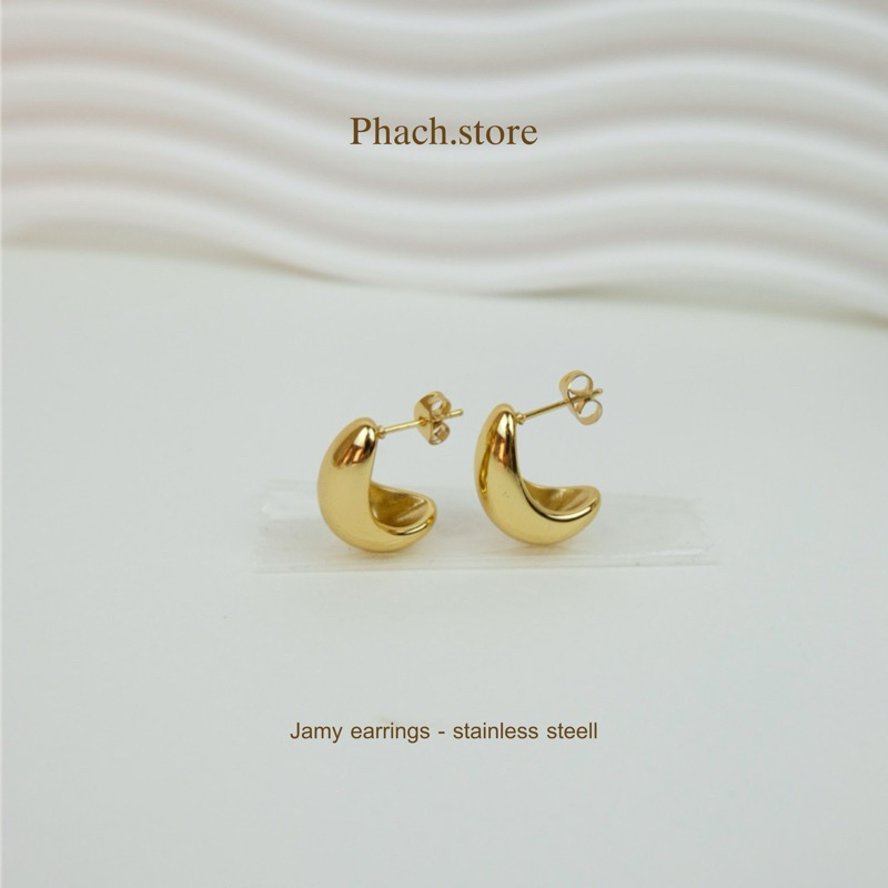 Jamy earrings - stainless steel