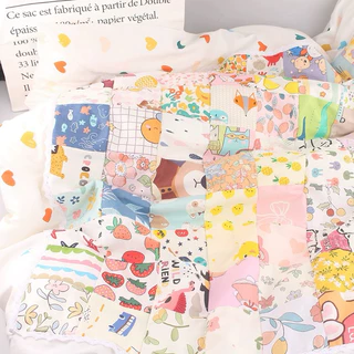 ผ้า cotton 100% สี่เหลี่ยม ขนาด ประมาณ 11-13 cm.คละลาย คละขนาด 50ชิ้น พร้อมส่ง