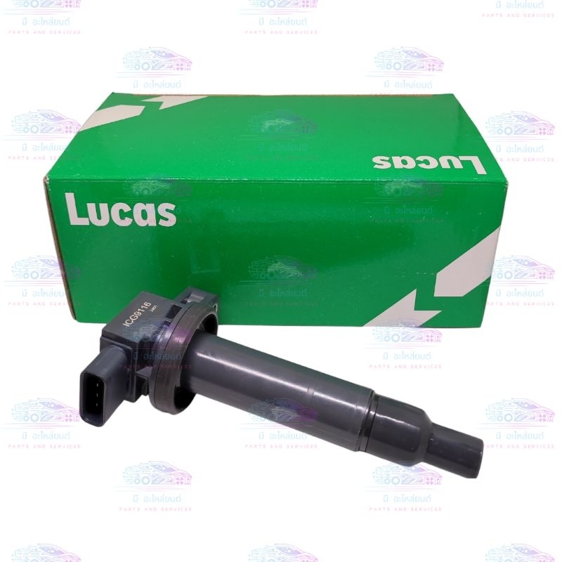 คอยล์จุดระเบิด คอยหัวเทียน Toyota Vios1.5 ปี 2002-2013 Toyota Yaris1.5 ปี 06-13 1NZ-FE Lucas ICG9116