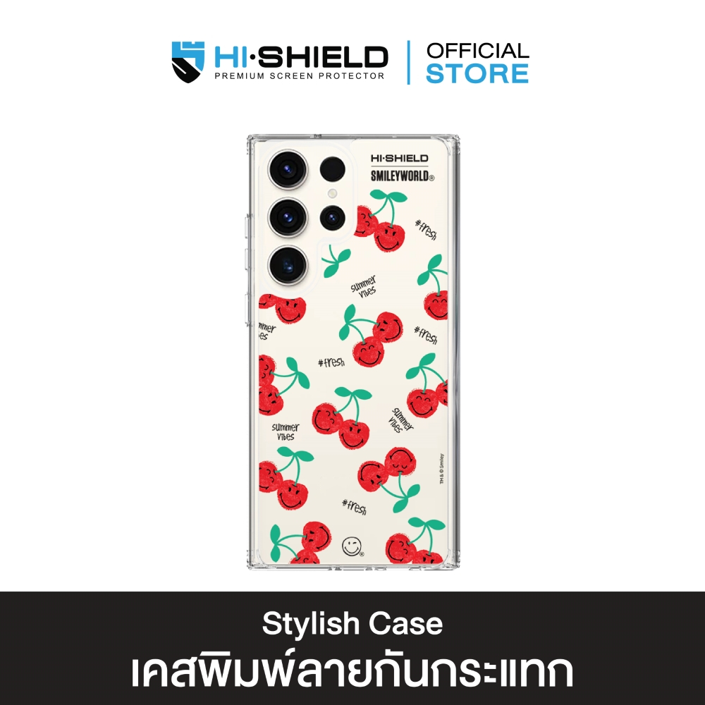 [S25ultra,S24ultra,S23ultra] HI-SHIELD เคสใสกันกระแทก Samsung รุ่น Fruity3