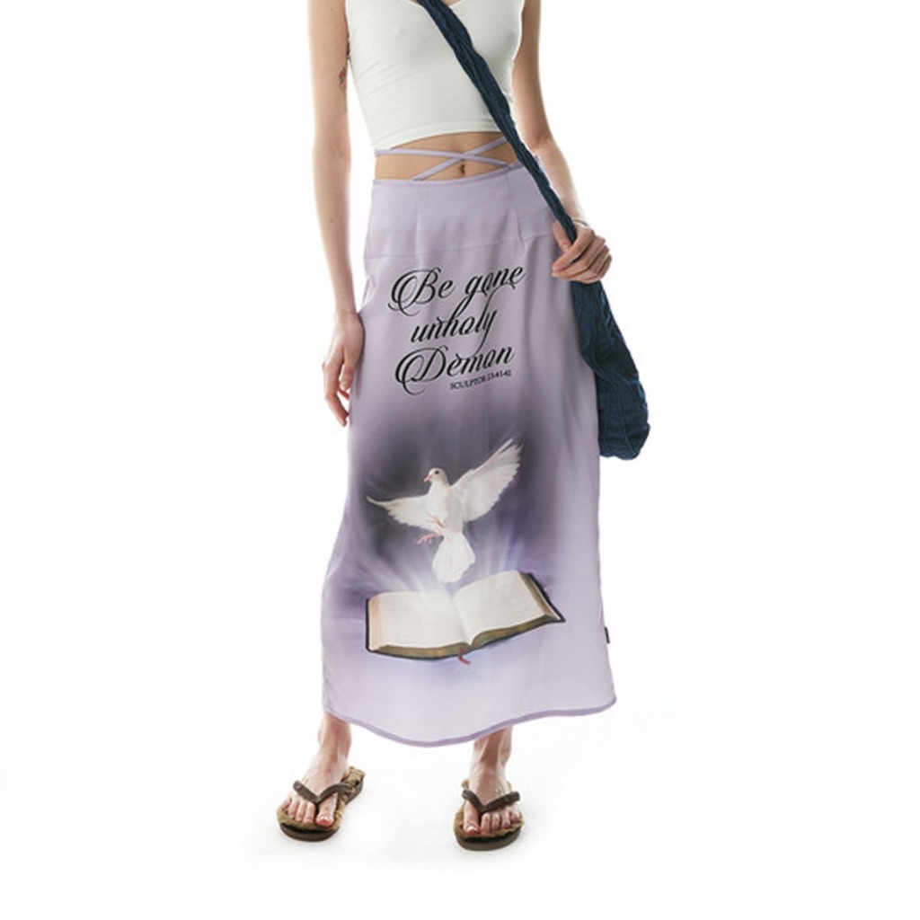 Sculptor SC21S431 Holy Spirit Satin Strappy Skirt PU