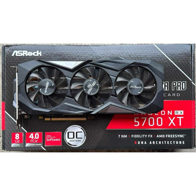 Asrock RX5700XT ครบกล่อง