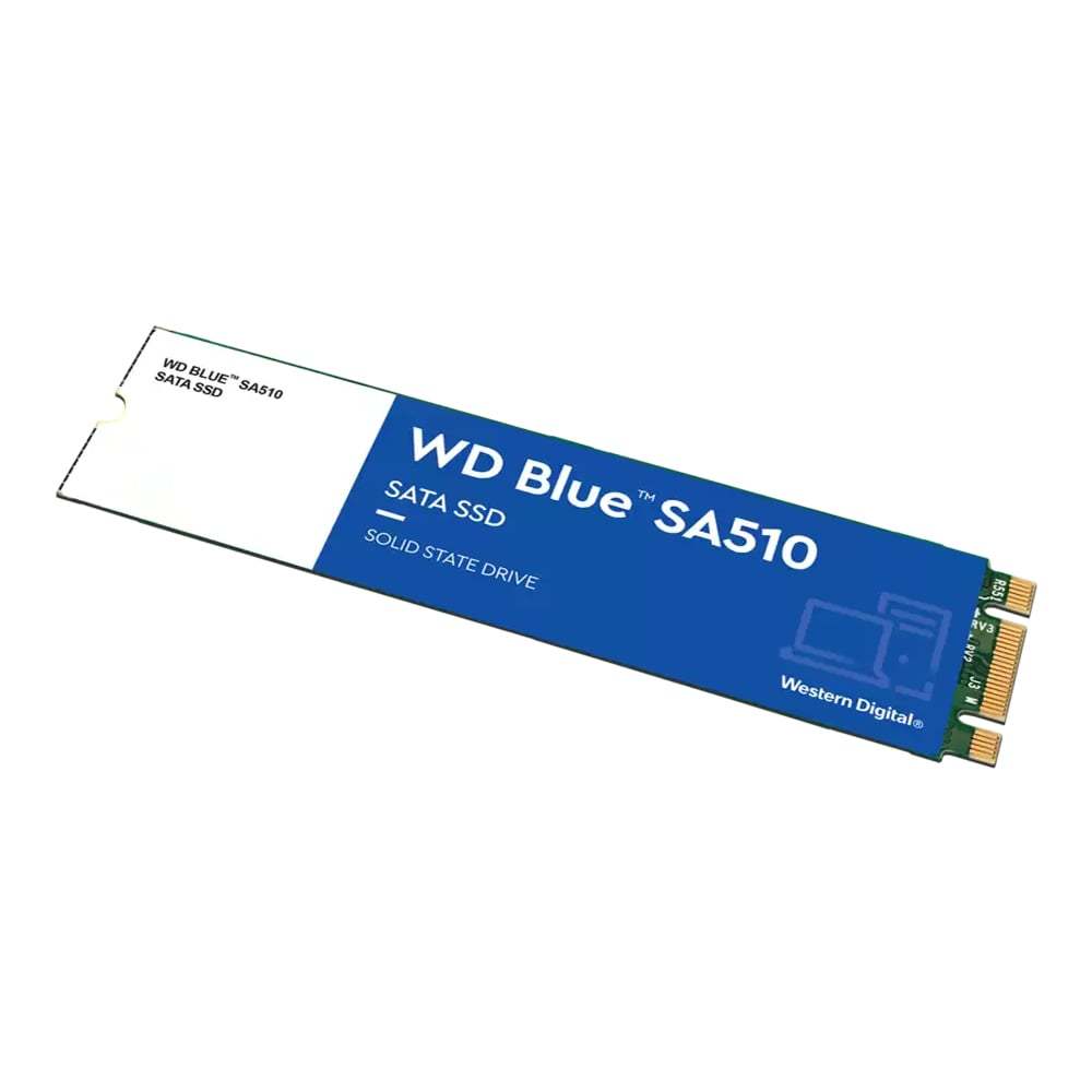 WD BLUE (เอสเอสดี) รุ่น WDS250G3B0B-00AXS0 SA510/250GB Sequential Read : Up to 555MB/s