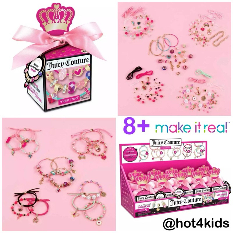 make it real #33 D.I.Y. เซ็ททำสร้อยลูกปัด Juicy Couture Dazzling Surprise Box จ่ายปลายทางได้ แท้