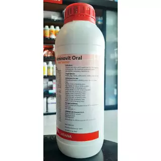 อะมิโนวิทออรัล aminovit oral วิตามินกรดอะมิโนสำหรับสัตว์เลี้ยงลูกด้วยนม สัตว์ปีกในช่วงผลผลิตสูง