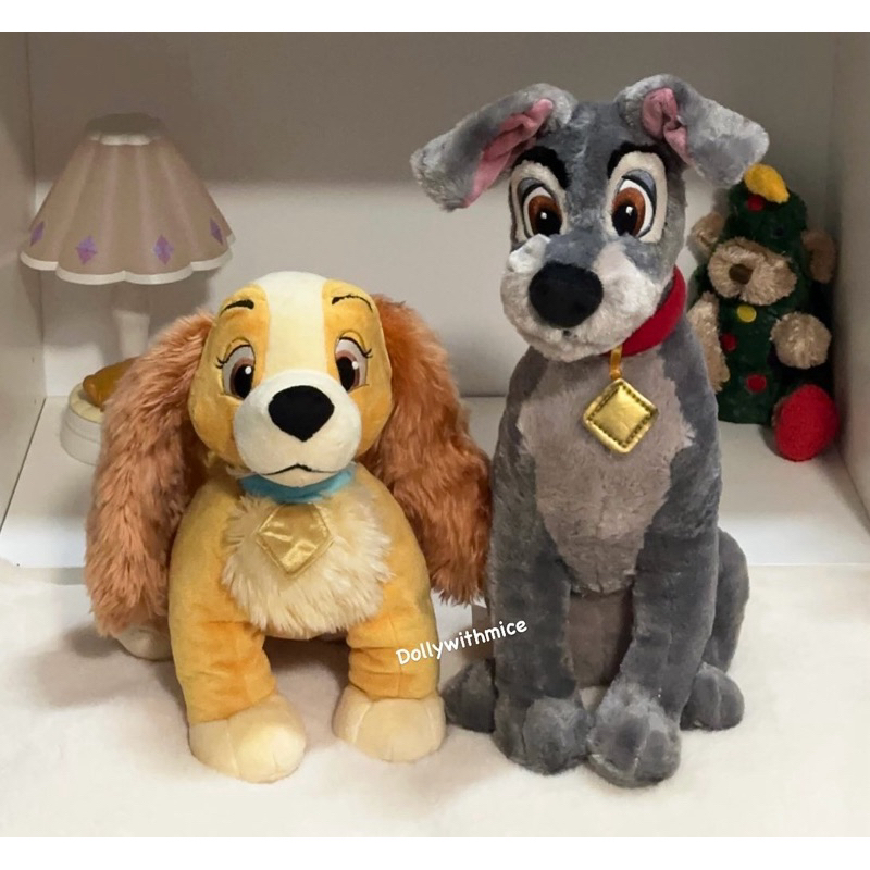 ตุ๊กตาLady and the Tramp ตุ๊กตาหมาเลดี้แอนด์เดอะแทรมป์ หมาเลดี้ทรัมป์ Disney Dog 🍝 มือ2 (Update ใหม่