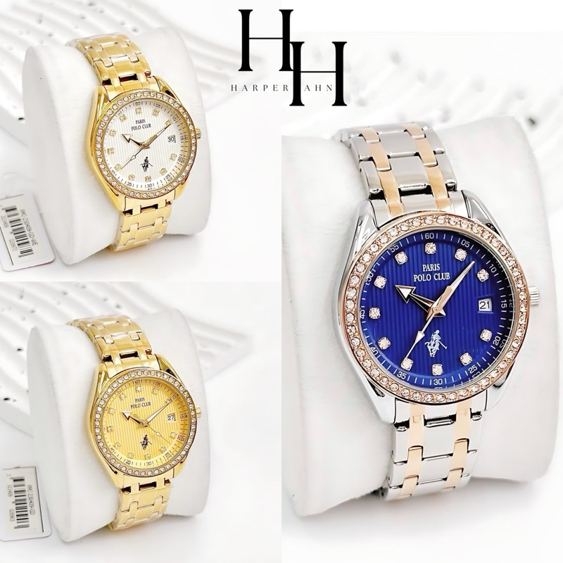 [ผ่อน0%]PARIS POLO CLUB PPC-230409 (34mm) ประกันศูนย์ไทย 1 ปี