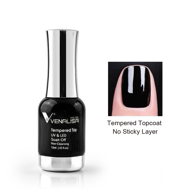 VENALISA Top Coat / Base Coat / Top กระจก / Primer / Top Matte ของแท้ เบส ท็อป 12ML