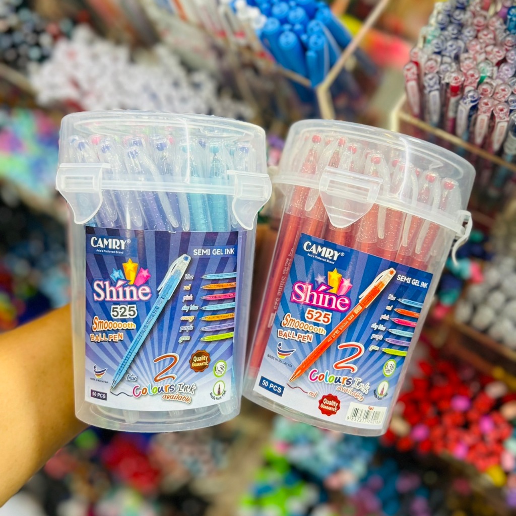 CAMRY 525 ปากกา Camry Shine 525 หัว0.38 สินค้าพร้อมส่ง