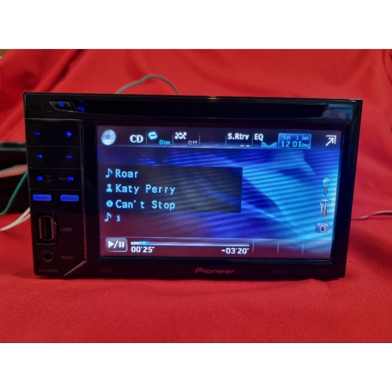 จอ2ดิน วิทยุติดรถยนต์มือสองpioneer avh-2350dvd มือสอง ใช้งานปกติ อ่านแผ่น และ USB สภาพดี