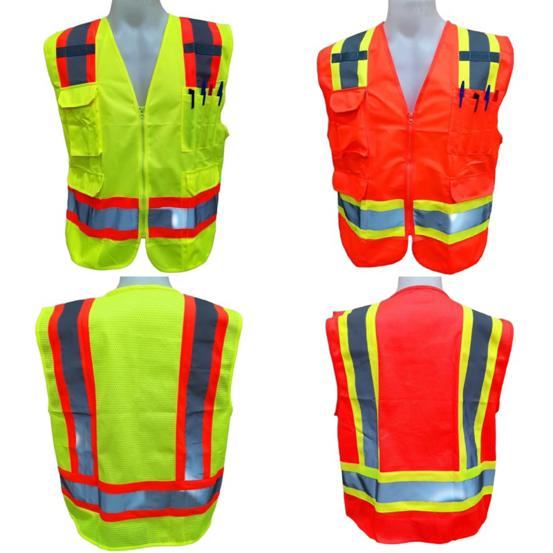 เสื้อสะท้อนแสงตัวใหม่มี 4 กระเป๋า