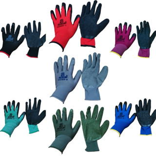 ถุงมือเคลือบยางใส่กันบาด ป้องกันมือในการทำงานสามารถป้องกันขอ…