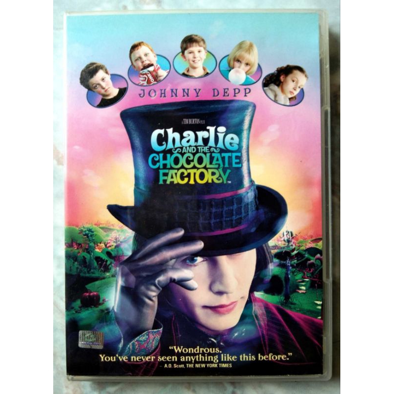 📀 DVD CHARLIE AND THE CHOCOLATE FACTORY 🍫