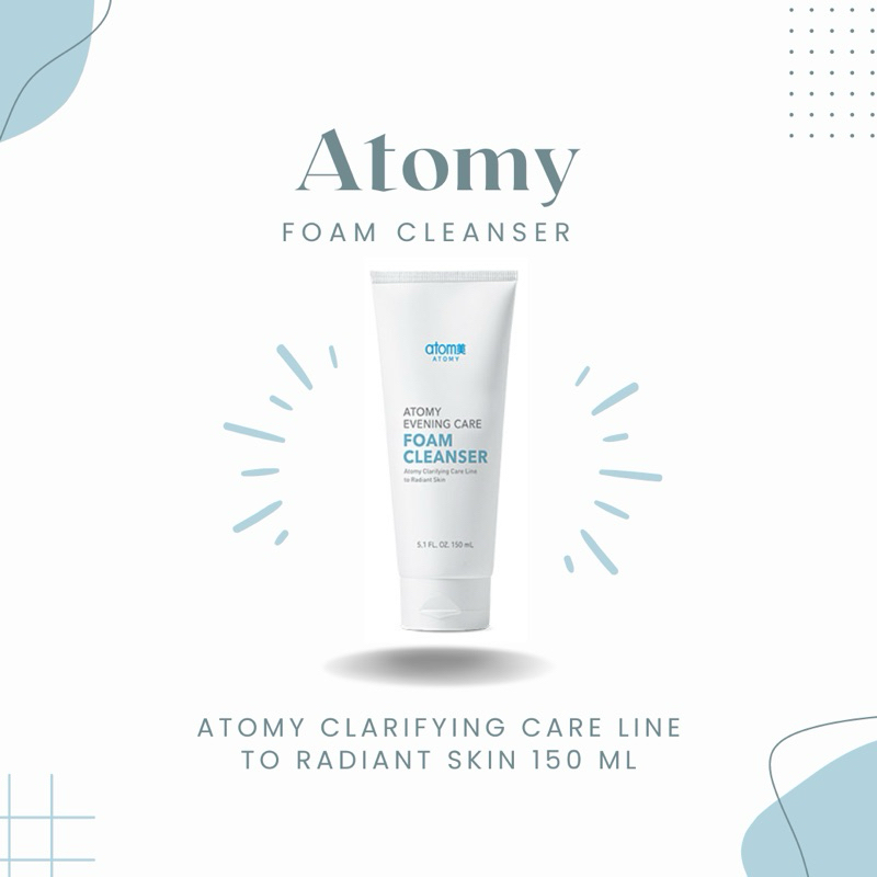 Atomy foam cleanser โฟมล้างหน้าจากประเทศเกาหลี