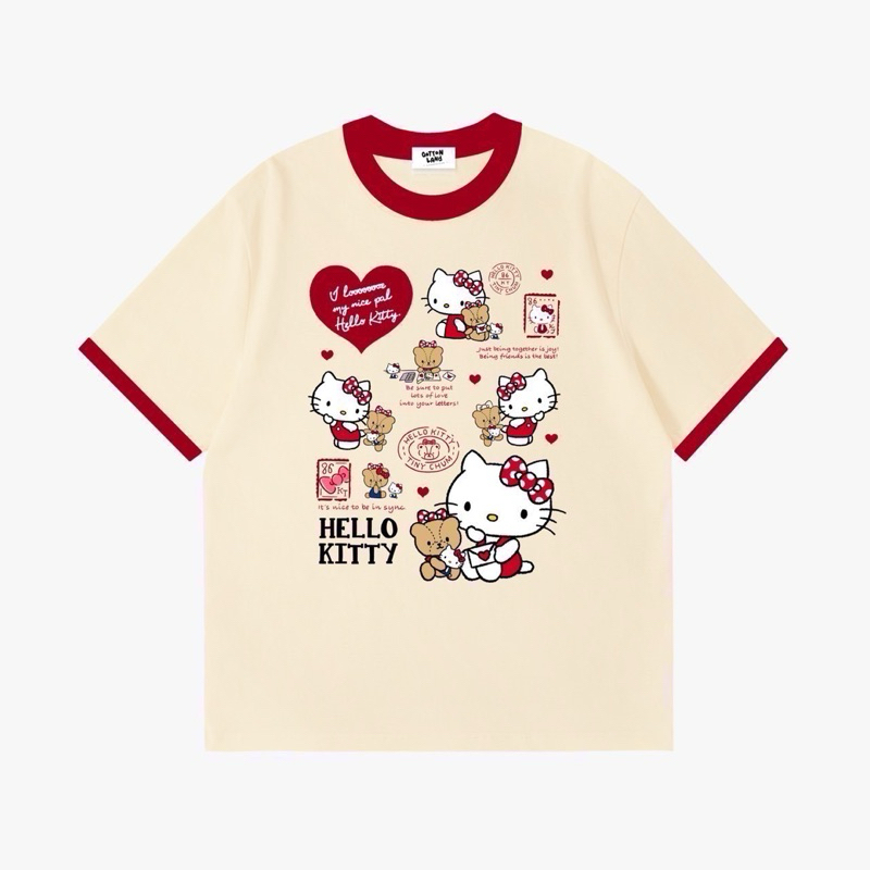 เสื้อยืดOversize(QottonLand)คิตตี้