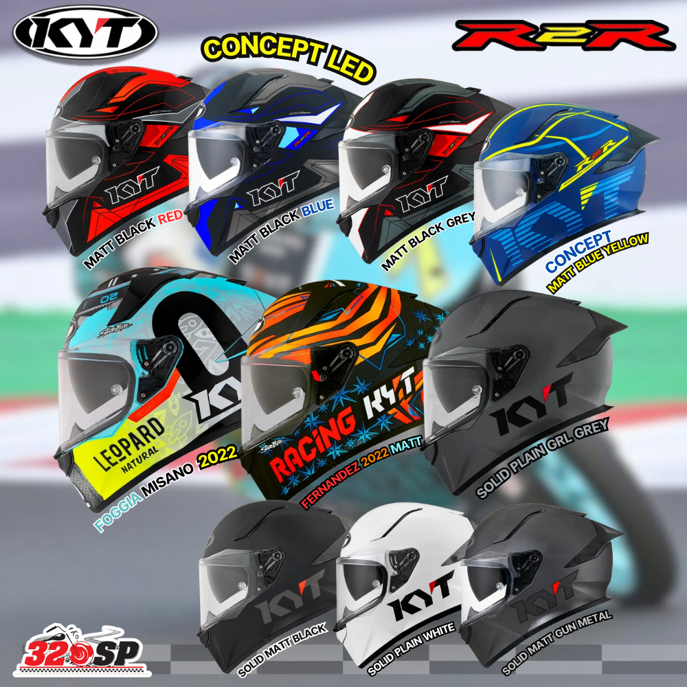 หมวกกันน็อค KYT รุ่น NF-R / R2R PRO | หมวกโมเดลใหม่ล่าสุดจาก KYT  ส่งไว!!!