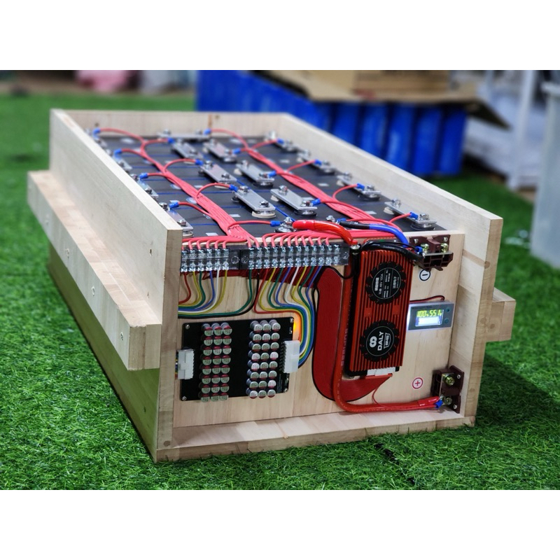 แบตลิเธียม 48v 280ah (ของใหม่มือ1) 3.2v 16s ครบชุด BMS DALY 100A แบตเตอรี่ LiFePo4 ใส่ Active Balanc