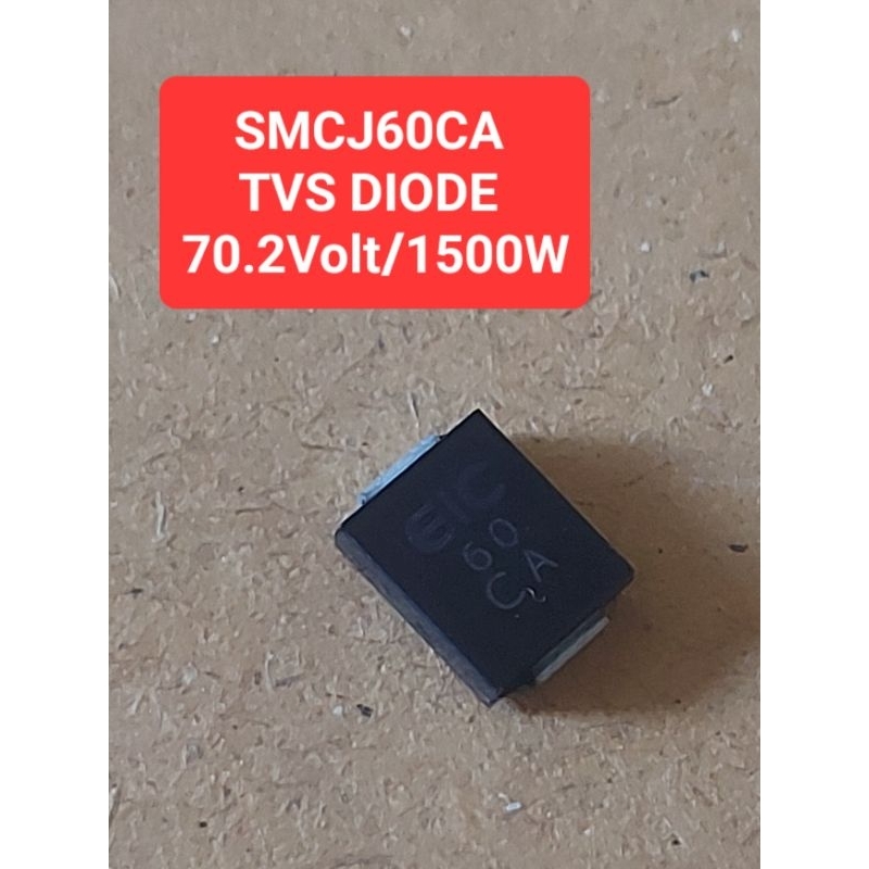 SMCJ60CA (TVS Diode) 1500W,Breakdown Voltage 70.2V(Typ.)