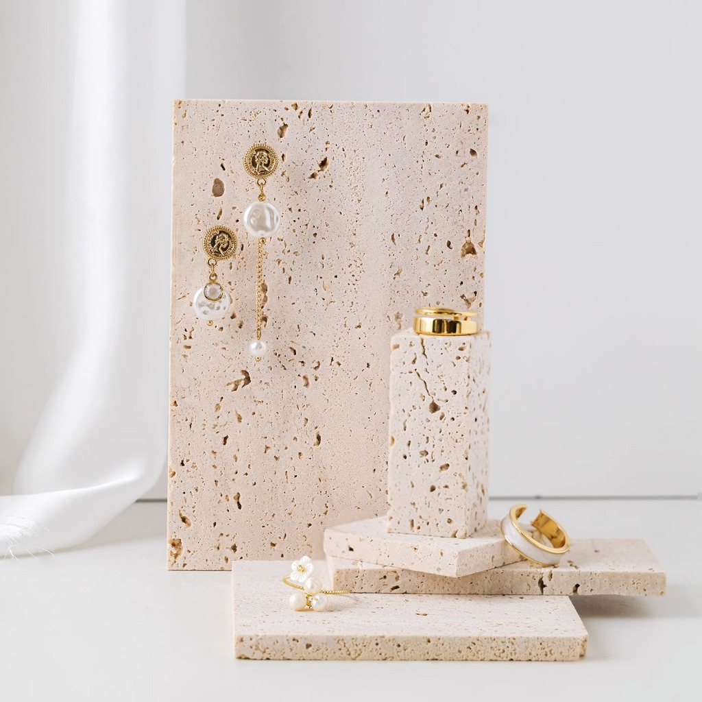พร็อพแท่นวางหินแกรนิต Granite Display Prop พร็อพถ่ายรูปสินค้าเครื่องสำอาง เครื่องประดับ