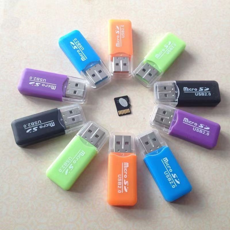 USB อ่านเมโมรี่การ์ต High Speed Integrated USB Card Reader Portable USB2.0 Multifunction
