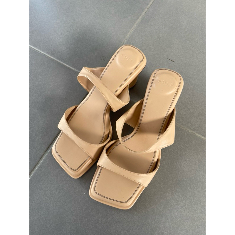 รองเท้า Puffshoes ส้นสูงสองนิ้ว(มือสอง)