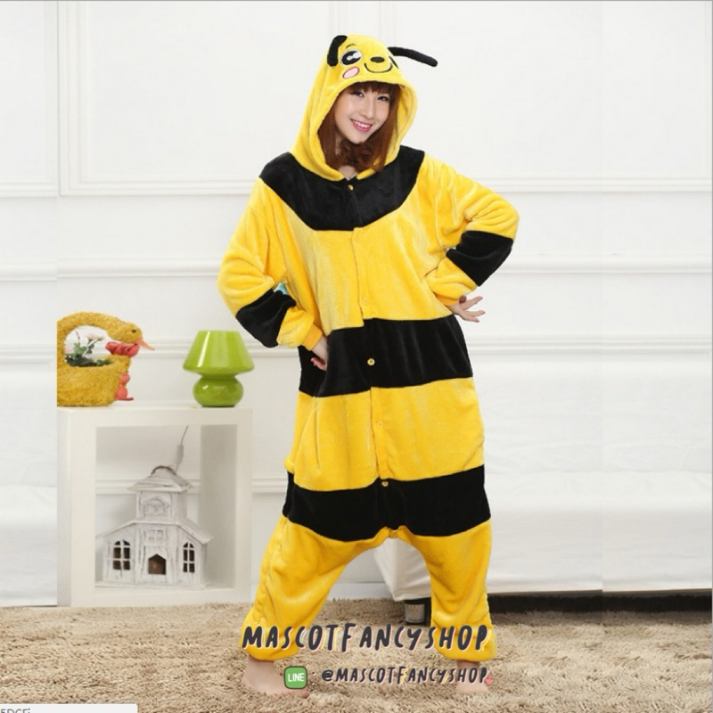[มี COD] ชุดนอนมาสคอต แฟนซี ผึ้ง (bee)
