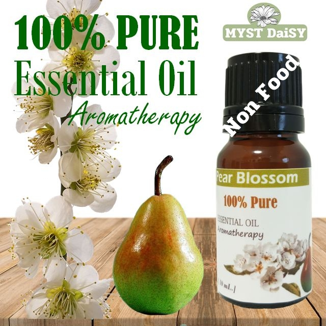 [10 mL.] 100% Pure Essential Oil น้ำมันหอมระเหยดอกแพร์ (Pear Blossom) บริสุทธิ์ 100% ไม่ผสม (ไม่ใช่กลิ่นสังเคราะห์)
