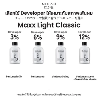 [ครีมฟอกสีผม] NIGAO Maxx Light Bleaching Cream | นิกาโอะ ฟอกสีผม กัดสีผม สีย้อมผม 100 mL