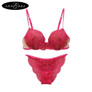 Annebra เซตบรา+กกน. บราเสริมทรง ตะขอหลัง มีโครง มีฟองน้ำ Pus…