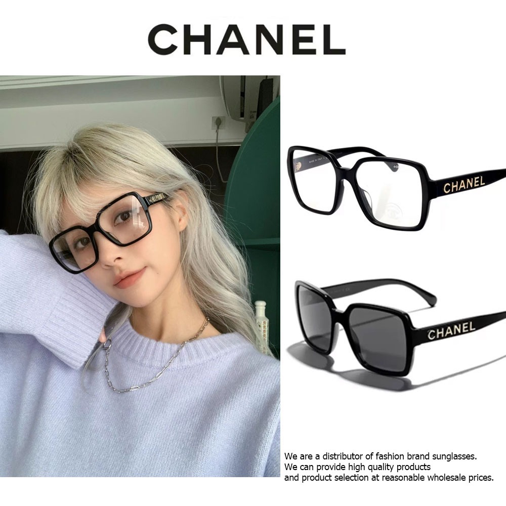 New CHANEL แว่นกันแดด 100% ch5408 แว่น polarized เลนส์ แว่นกันแดดแฟชั่น แว่นกันแดดป้องกันรังสียูวี