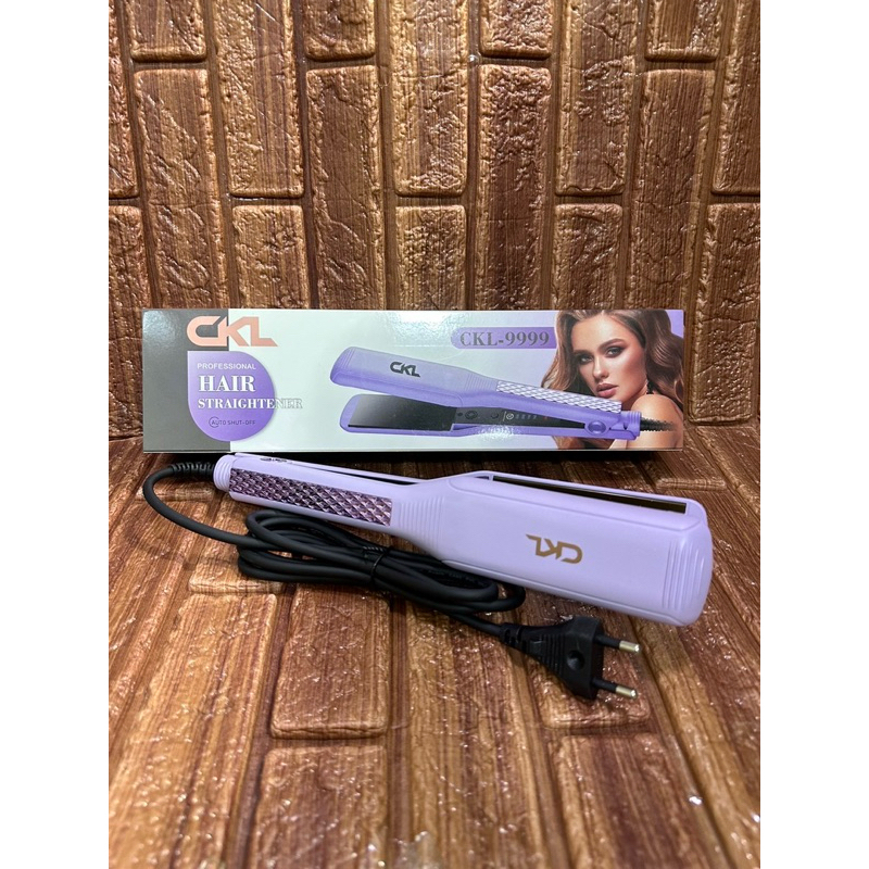 เครื่องหนีบผมตรง รุ่น CKL-9999 ปรับอุณหภูมิได้ 4 ระดับ ร้อนเร็ว ไม่ทำร้ายเส้นผม ผมสวยเงางาม