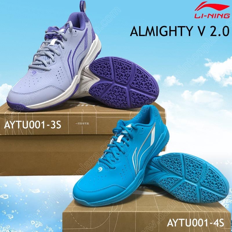 【 ของแท้ 💯% 】รองเท้าแบดมินตันหลี่หนิง ALMIGHTY V 2.0  (AYTU001)