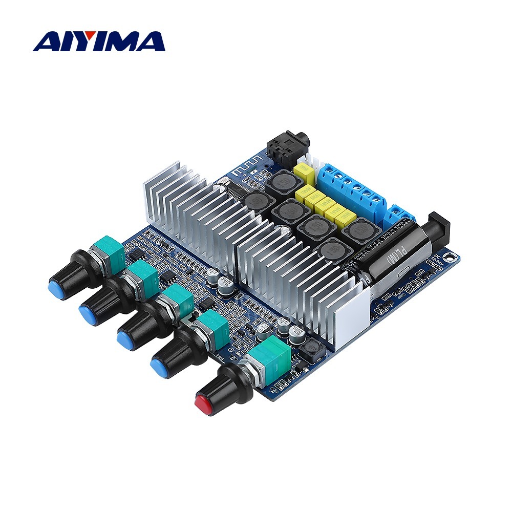 AIYIMA TPA3116 2*50W+100W Subwoofer Amplifier Board Amplificador 2.1 Channel High Power Bluetooth 5.0 Audio Amplifiers