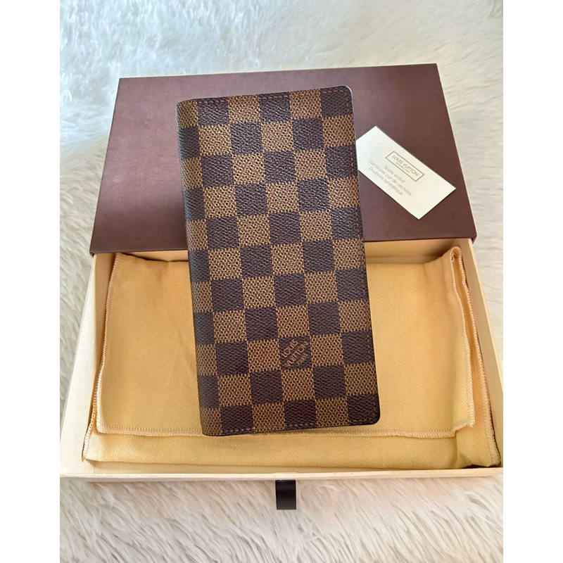 lv long wallet damier ebene for men