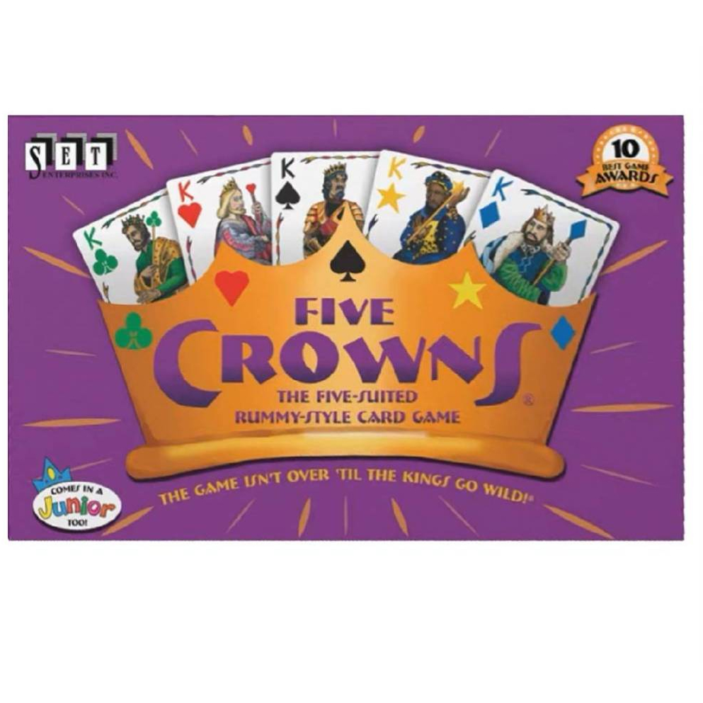 บอร์ดเกมส์  Five Crowns / Quiddler Board Game for the fur เกมตัวตลกทั้งห้า เกมการ์ด