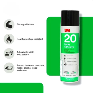 3M Spray Adhesive กาวสเปรย์ 77 , กาวสเปรย์ 20 ยึดติดแน่น แห้งเร็ว (1 กระป๋อง)