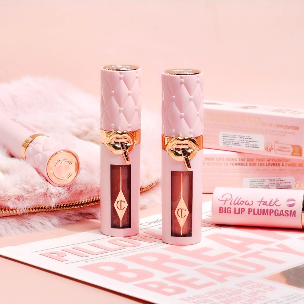 เหลือ 965 ฿ โค้ด [เก็บโค้ดหน้าร้าน] พร้อมส่ง ป้ายไทย Charlotte Tilbury Pillow Talk Big Lip Plumpgasm Lip Gloss