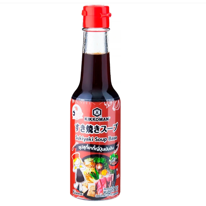 คิคโคแมน ซุปสุกี้ยากี้ญี่ปุ่นเข้มข้น 150 มล. KIKKOMAN Sukiyaki Soup Base 150 ml.