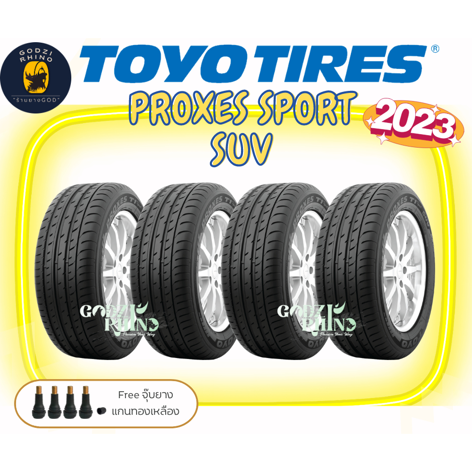 TOYO TIRES รุ่น PROXES SPORT SUV 235/60 R18 255/50 R19 265/45 R20 ยางใหม่ปี23🔥(ราคาต่อ 4 เส้น) แถมฟรีจุ๊บลมตามจำนวนยาง✨✅