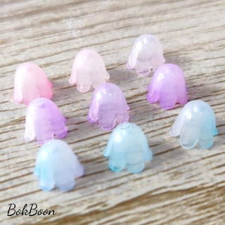 ดอกไม้ครอบไล่สี/มุก/เคลือบAB 10mm. 50/100ชิ้น