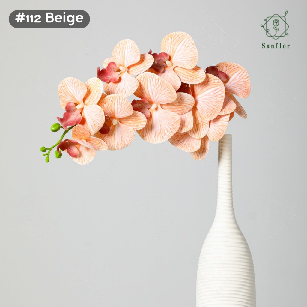 ดอกกล้วยไม้ประดิษฐ์ มี 7 สี ทำจากลาเท็กซ์ พร้อมส่งในประเทศไทย San726