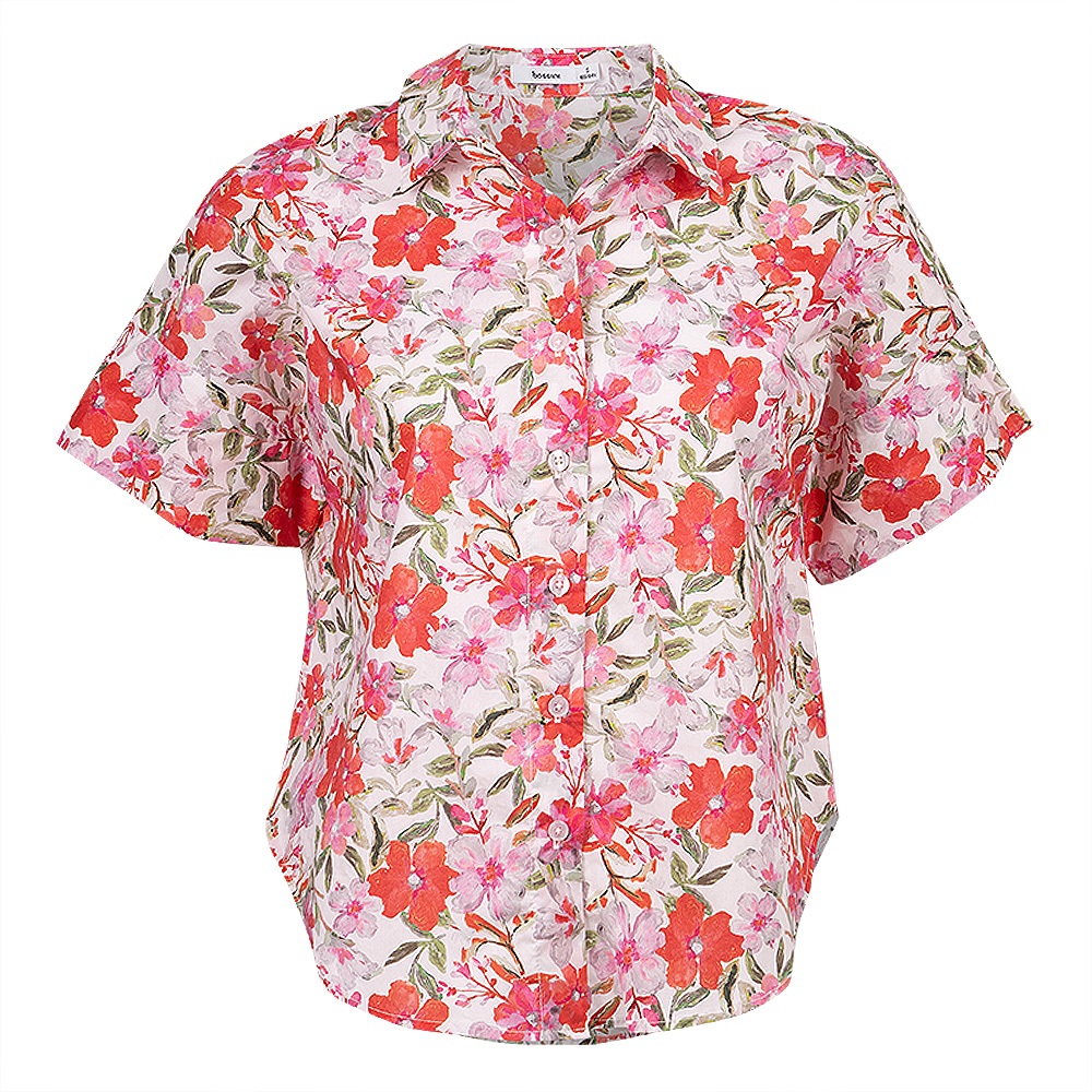BOSSINI เสื้อเชิ้ตแขนสั้น ผู้หญิง รหัส 242211002